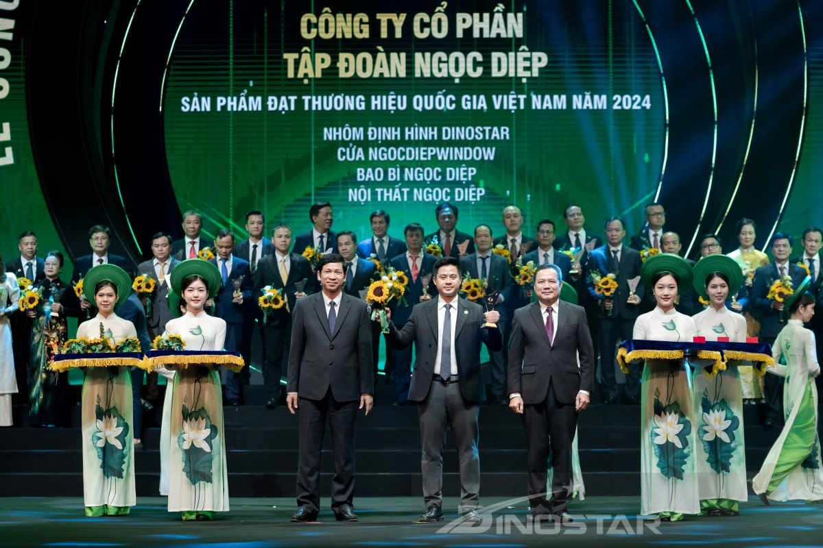 NHÔM DINOSTAR TỰ HÀO ĐÓN DANH HIỆU “THƯƠNG HIỆU QUỐC GIA 2024”