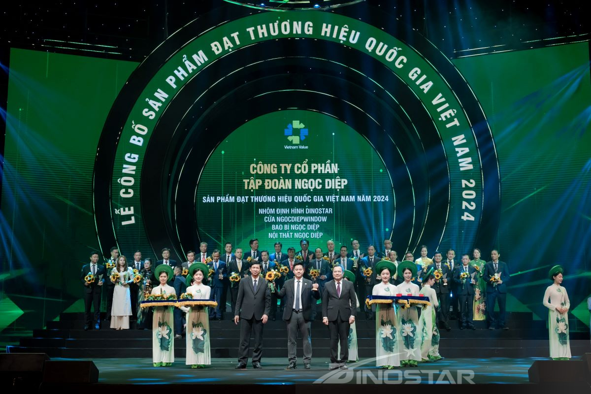 NHÔM DINOSTAR TỰ HÀO ĐÓN DANH HIỆU “THƯƠNG HIỆU QUỐC GIA 2024”