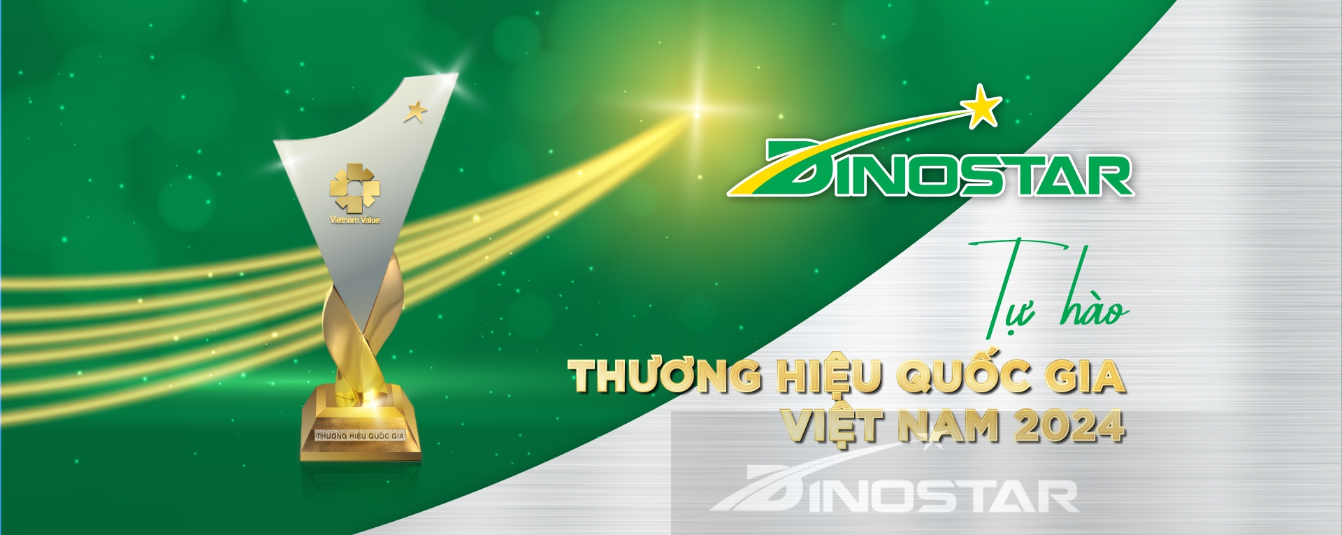 Nhôm Dinostar đạt Thương hiệu Quốc gia 2024