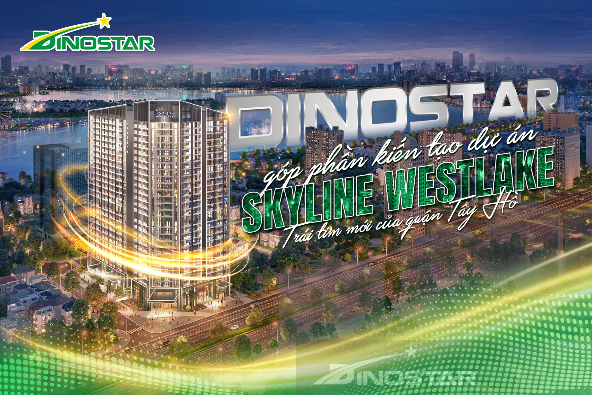 Dinostar contributes to creating a premium living space at Skyline Westlake – The new heart of Tay Ho District