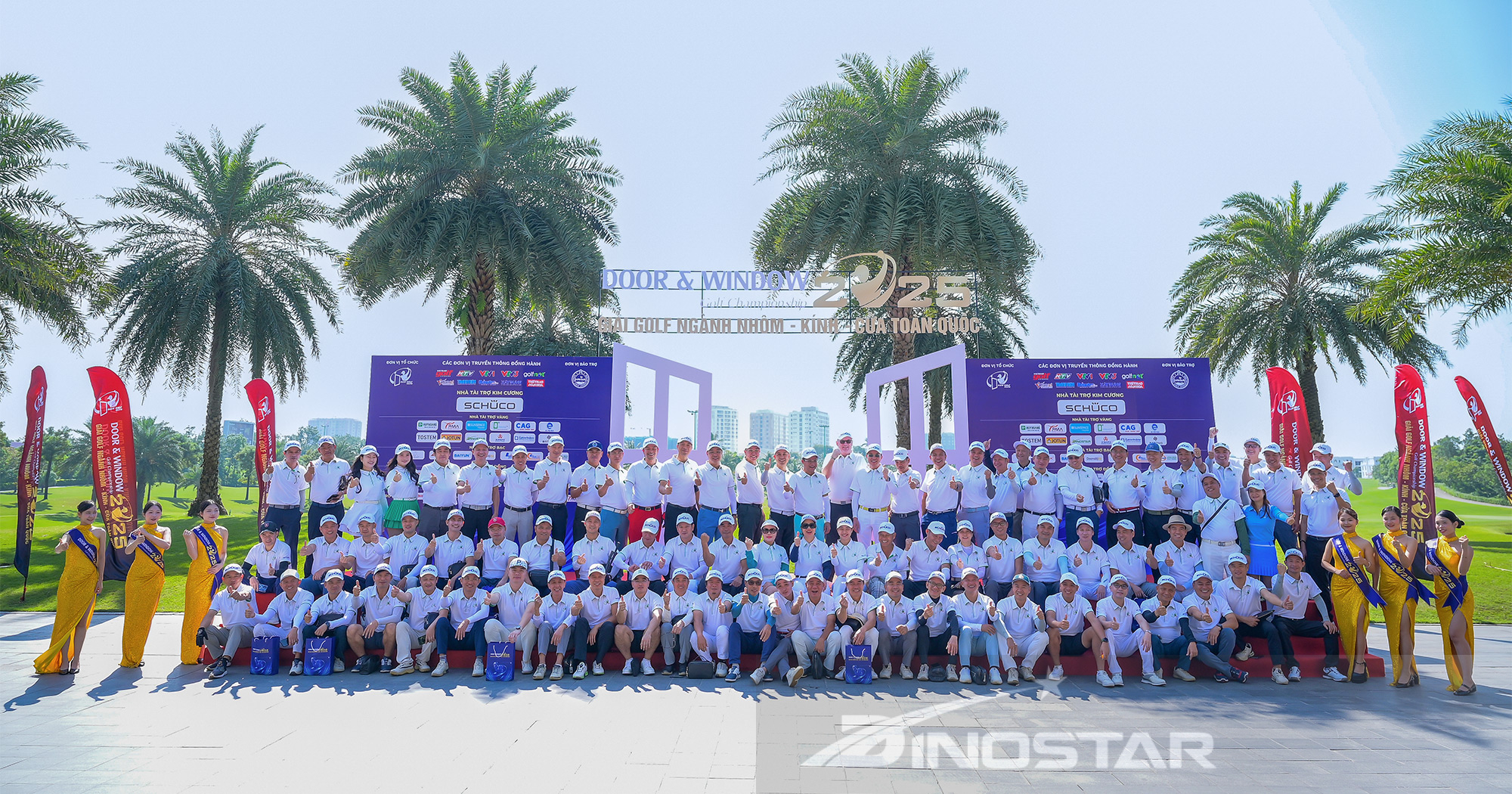 Nhôm DINOSTAR hân hạnh là nhà tài trợ vàng thường niên của giải Golf ngành Nhôm – Kính – Cửa toàn quốc 2025