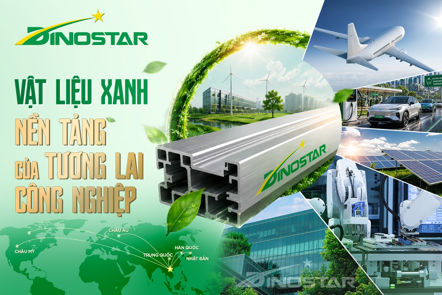 VẬT LIỆU XANH – NỀN TẢNG CỦA TƯƠNG LAI CÔNG NGHIỆP